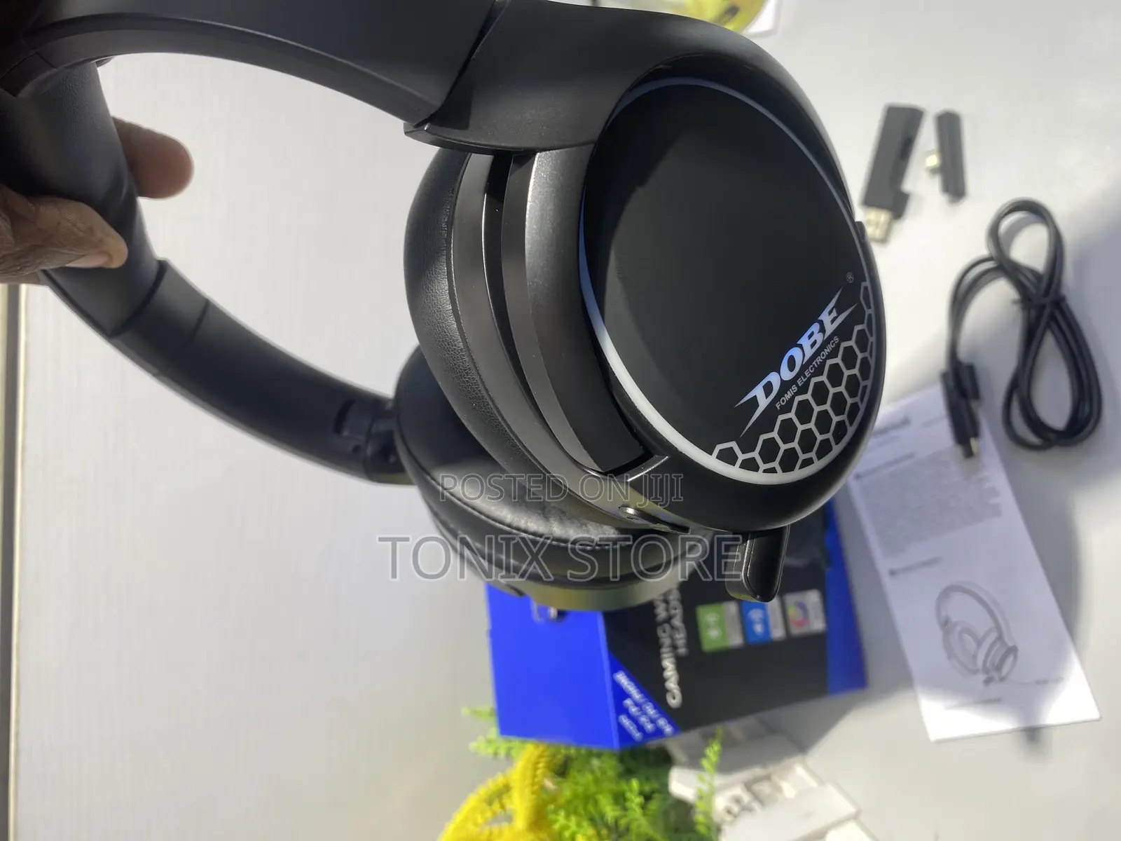 Dobe Wireless Gaming Headset With RGB Light