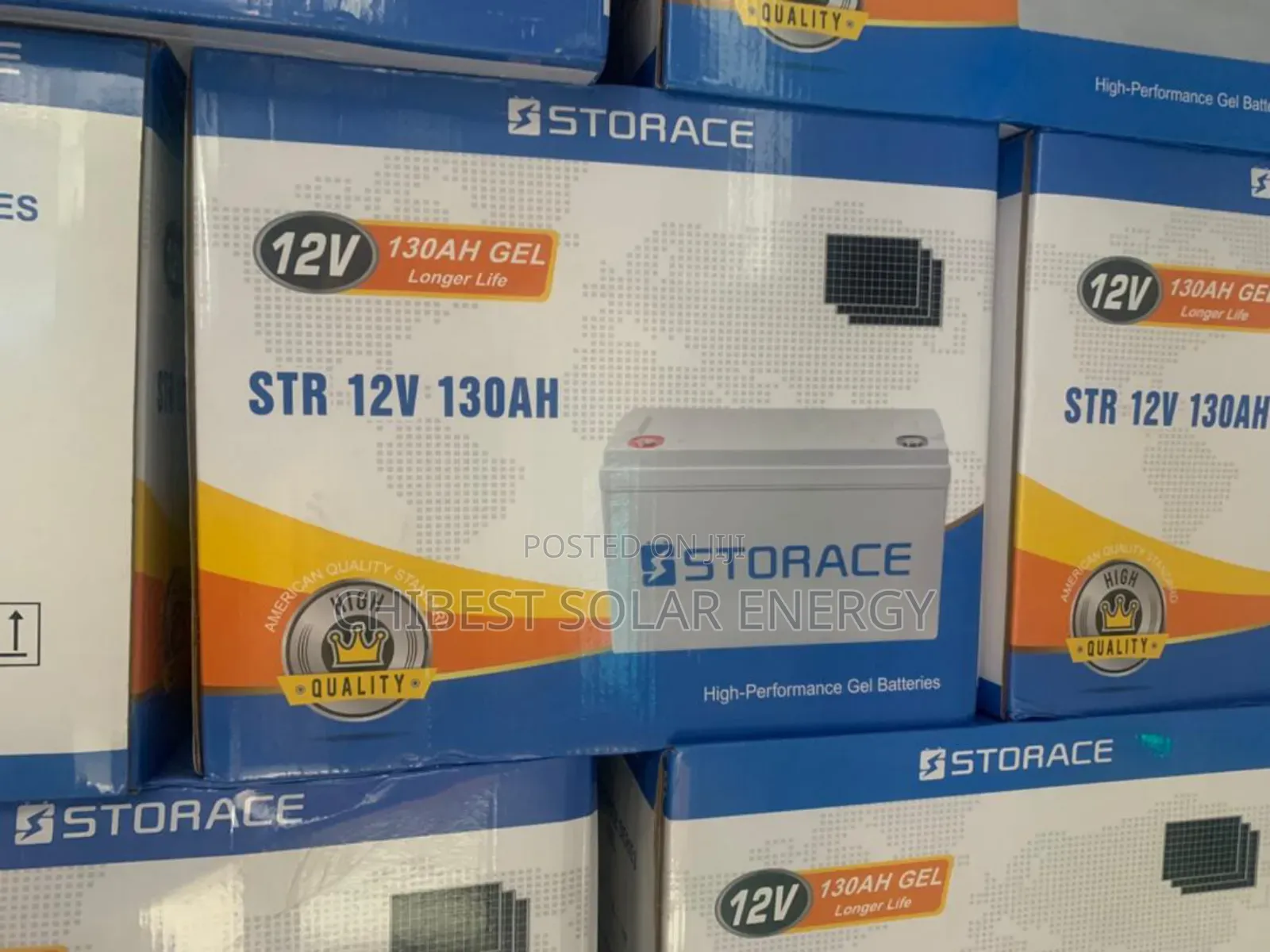 130ah Battery Storace Dry Cell