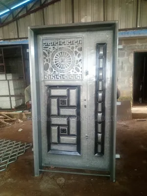 4ft Double Panel Door With Laser Cut Design