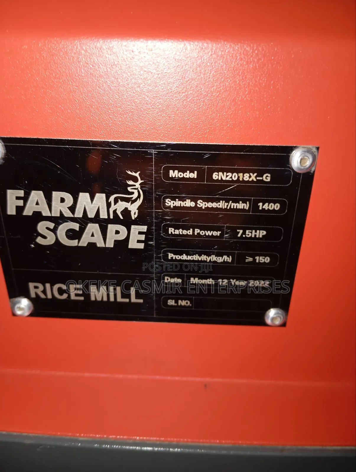 Rice Milling Machine