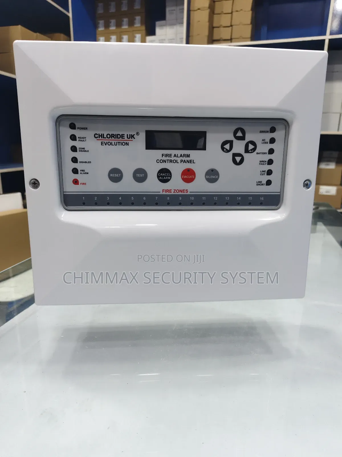 16 Zones Fire Alarm Control Panel, Chloride Uk, Evolution Series