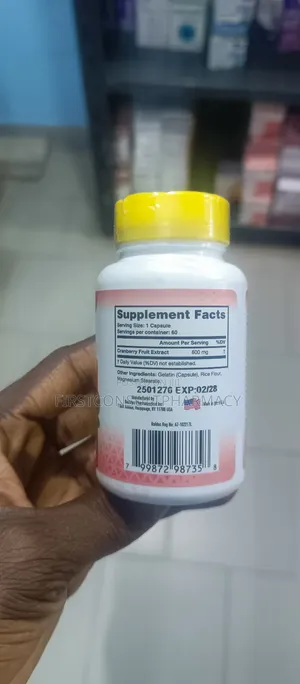 Nature's Field Super Strength Cranberry 500mg X 60