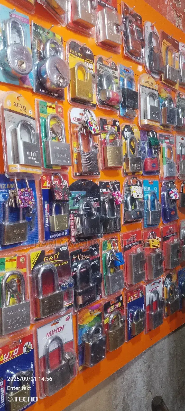 Security Padlock Different Type