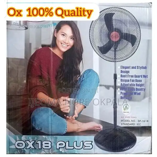 Ox 18" Plus Standing Fan - 18 Inches