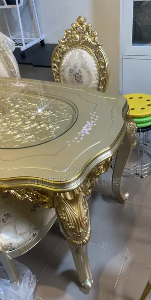  Elegant Imported 6-Seater Turkey Dining Set – Dine in Luxury! 