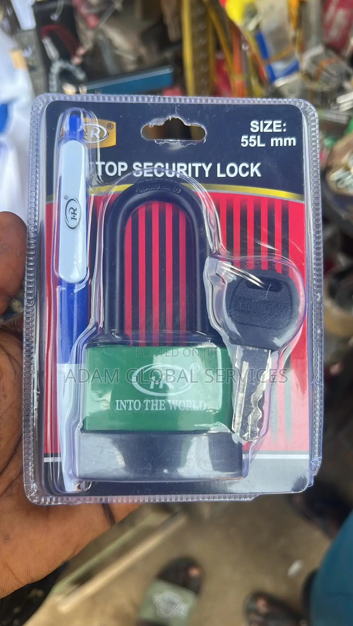 Top Security Padlock With Pen