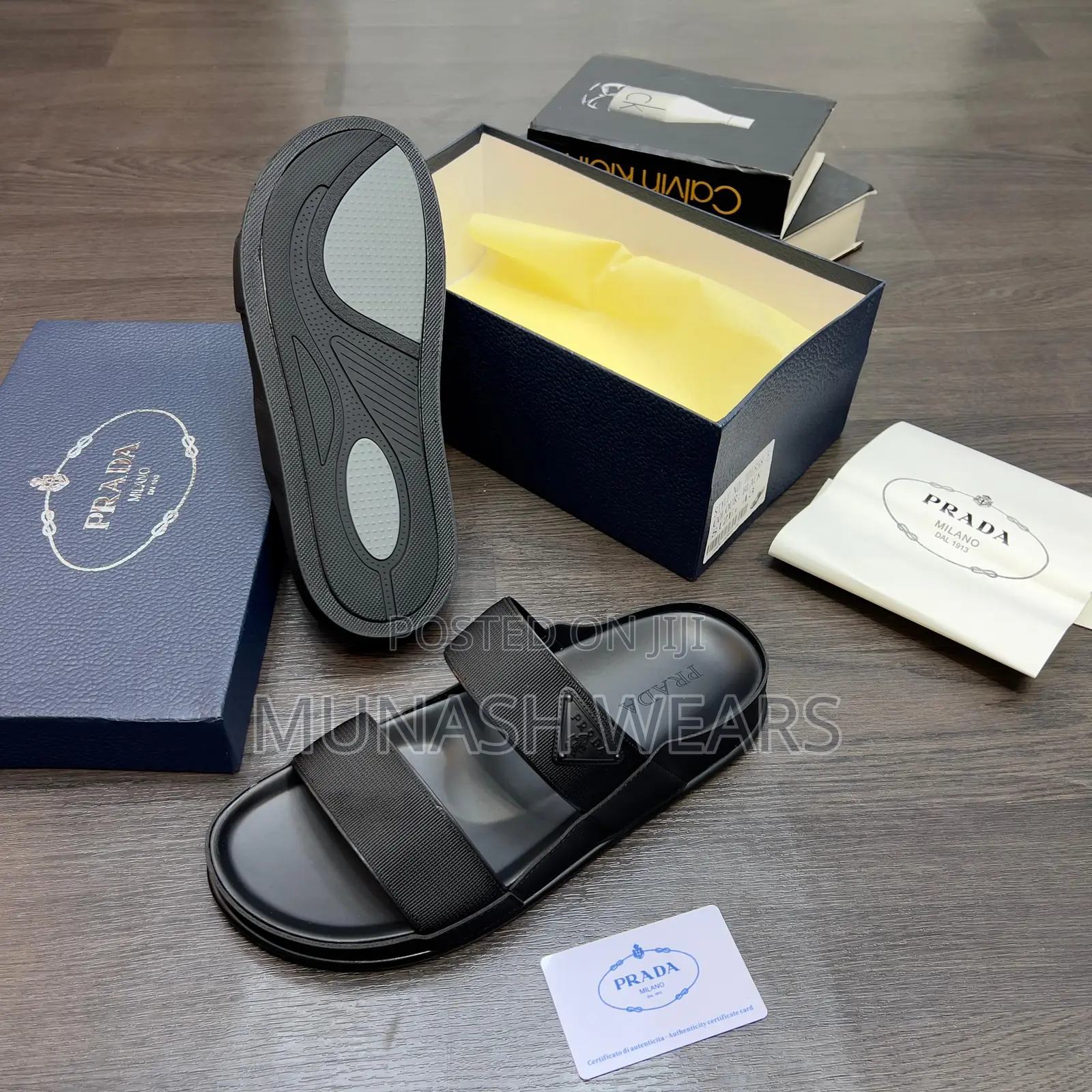 Prada Double Belt Slide 40-46