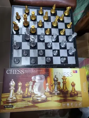 Gold and Silver Magnetic Chess