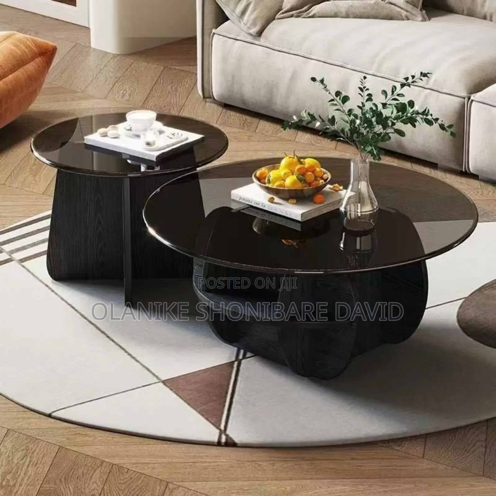 Twin Glass Table
