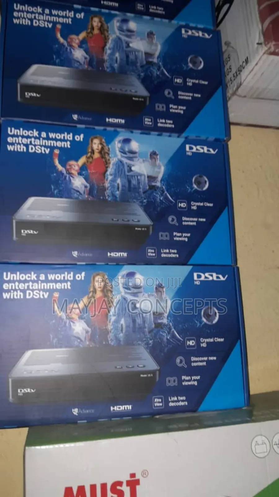 DSTV Dish,Decoder,Dstv Cable,1-Month Suband All Installation Kits for ...
