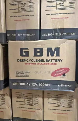 GBM Gel Deep Cycle Battery