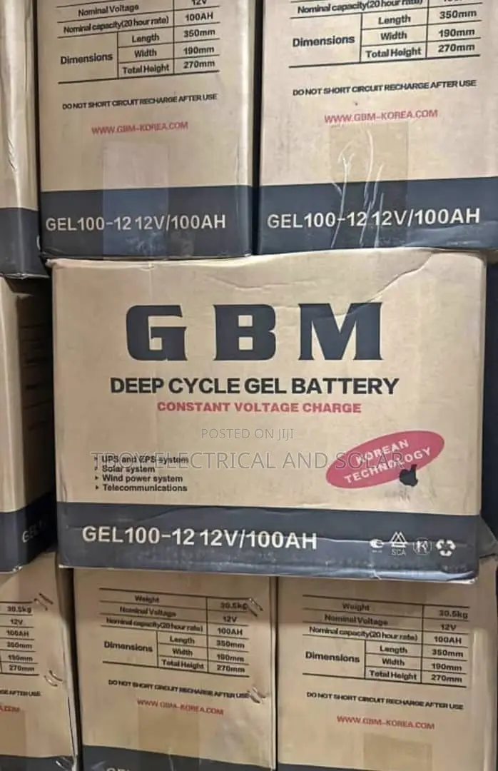 GBM Gel Deep Cycle Battery