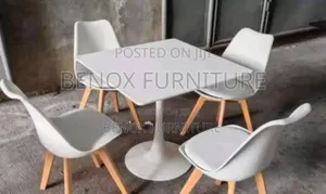 Canteen Table and 4 Chairs Set