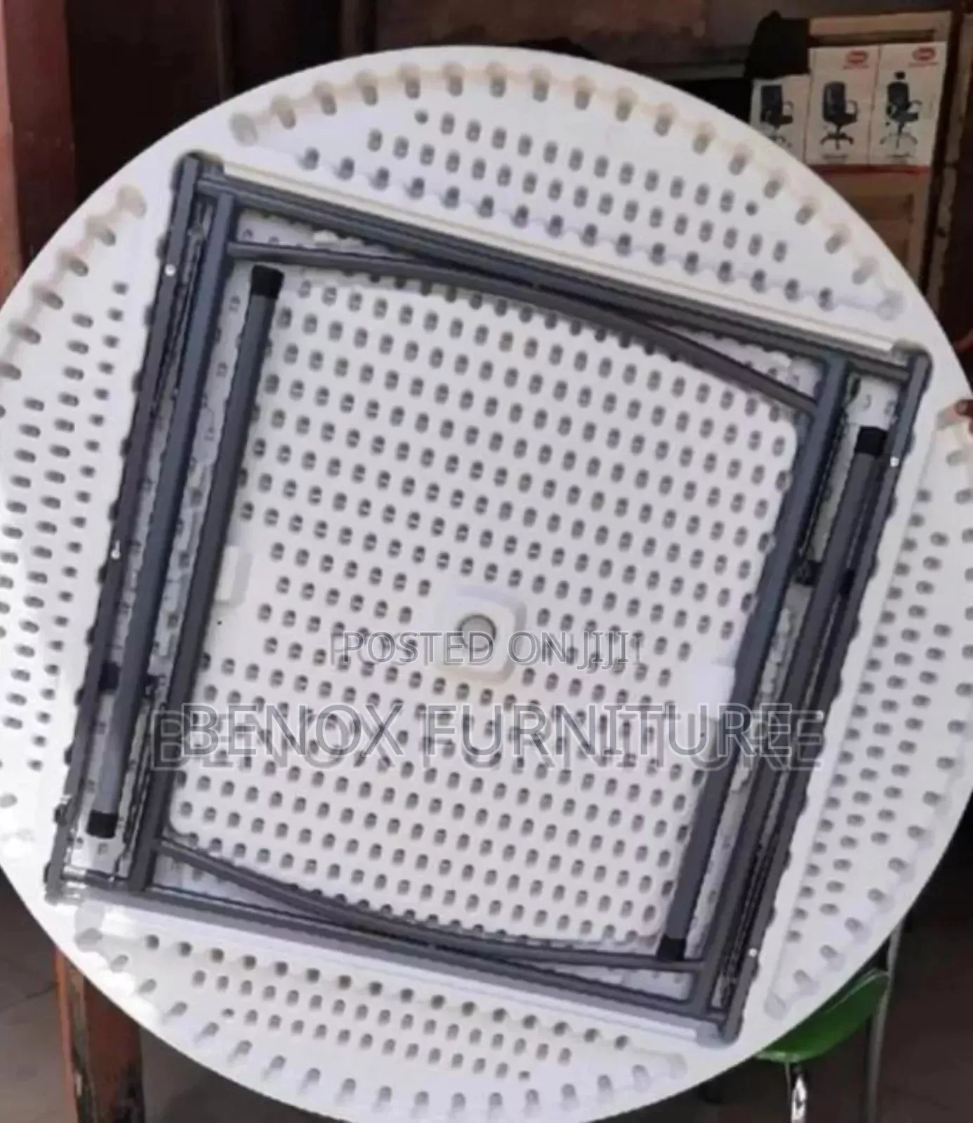 Foldable Plastic Banquet Table 5ft Diameter