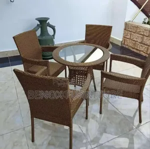 Rattan Outdoor Garden Chair and Table