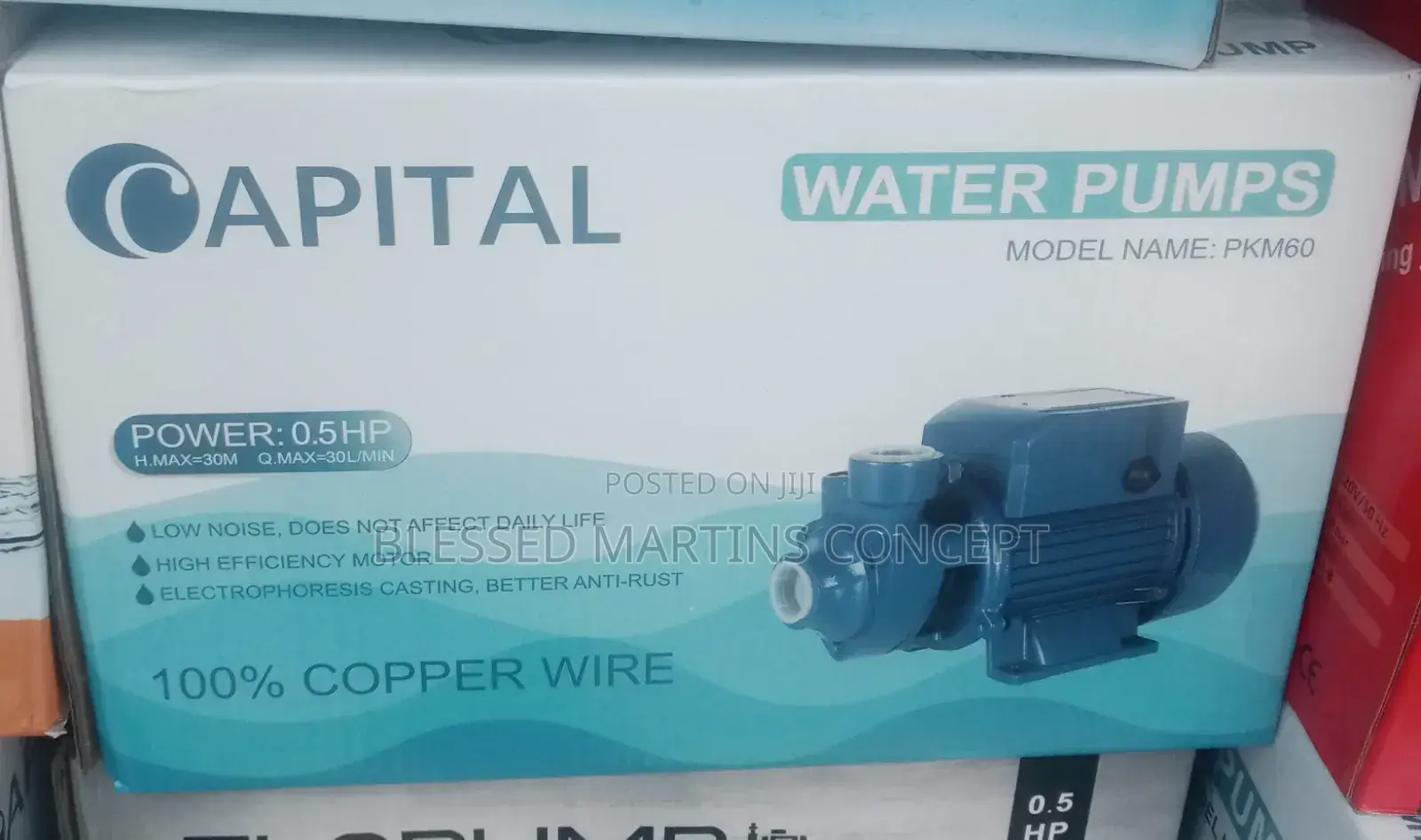 0.5hp Pumping Machine(100% Copper)