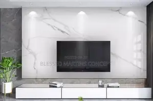 PVC Marble Sheet Is Good for Tv Console and Interior Wall Designs