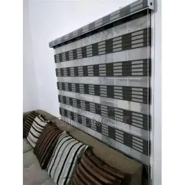Day And Night Window Blind - Lovely Four Line Design