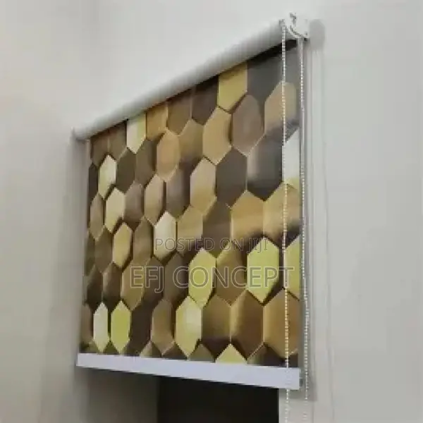 Day And Night Window Blind - Lovely Diamond-like Shaped Design