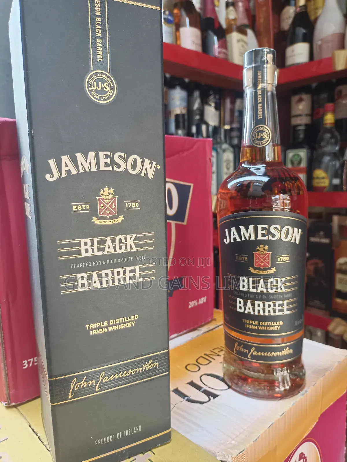 Jameson Black Barrel 70cl 6btls