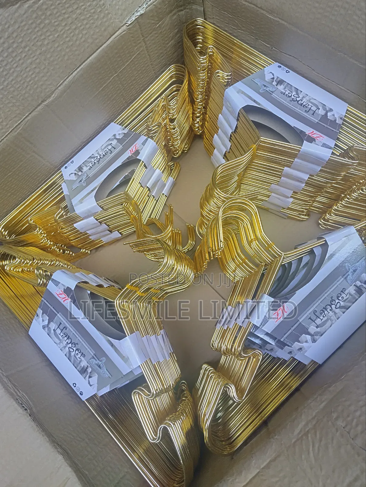 Gold Stainless Hangers 10pcs