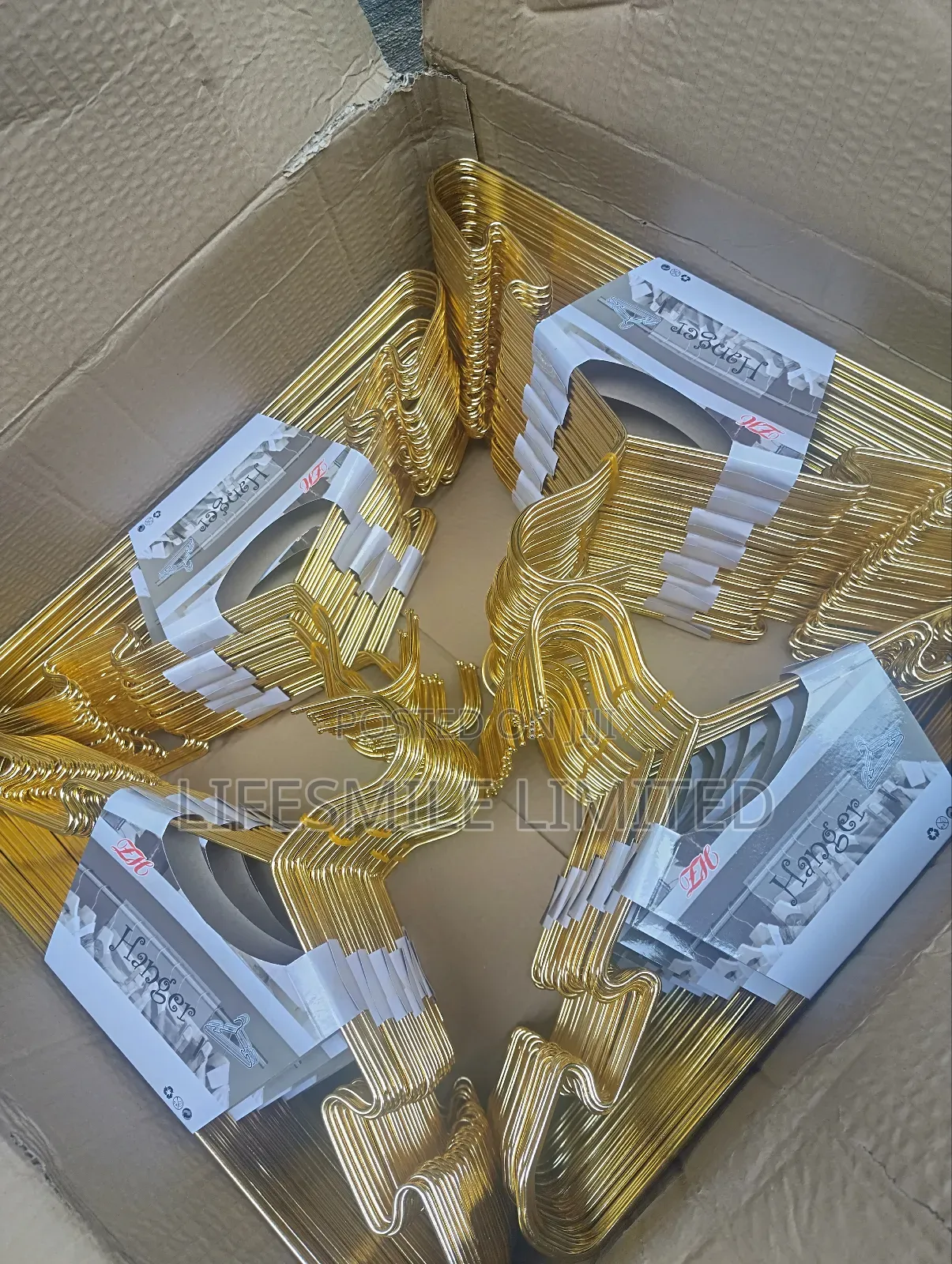 Gold Stainless Hangers 10pcs