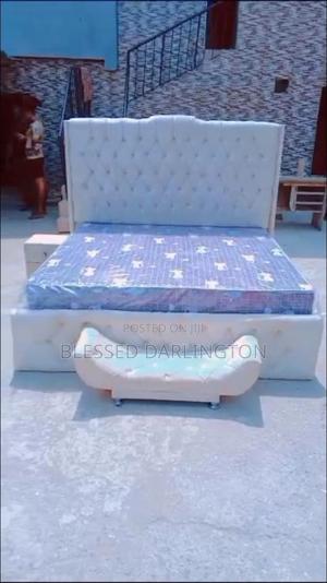 Quality Luxury Cream Colour Bed Frame In Agbara Igbesan Furniture Quality Luxury Cream Colour Bed Frame In Agbara Igbesan Furniture