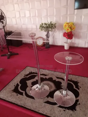 Quality Set of Unbreakable Acrylic Pole Pulpit