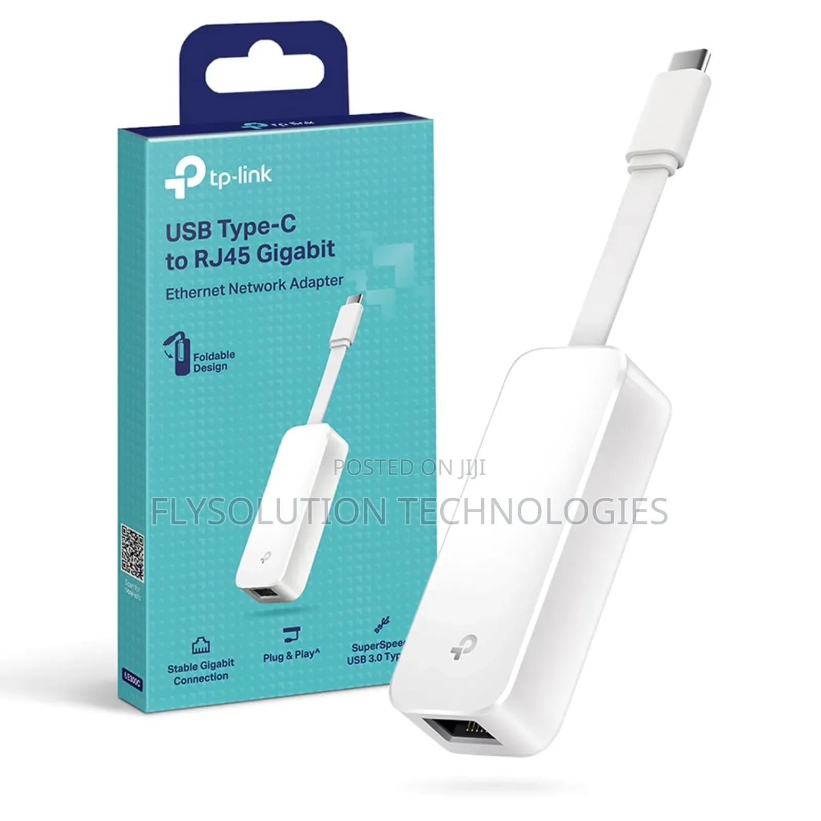 Tp-Link Ue300c Usb-C to Rj45 Gigabit Ethernet Adapter