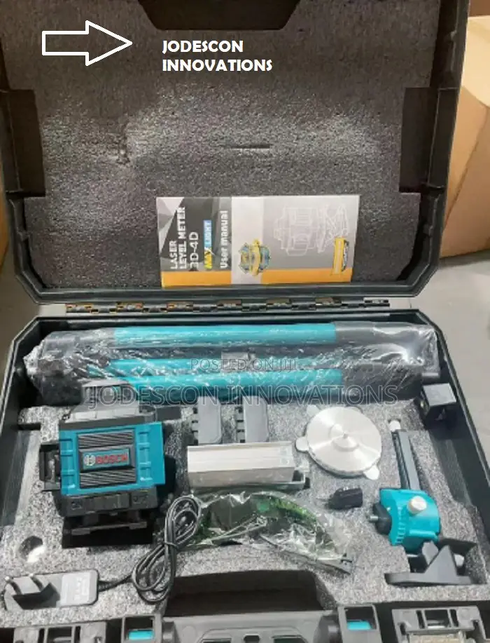 16 Lines 4d Laser Level Machine With Double Battery