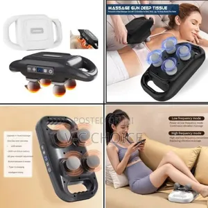 Multifunctional Strong Power 4 X Head Deep Massage Gun