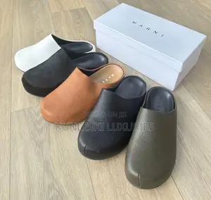 Original Marni Men Leather Half Shoes Collections