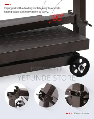 Large Platform Scale With Wheel 660 Lb Floor Weight Computing