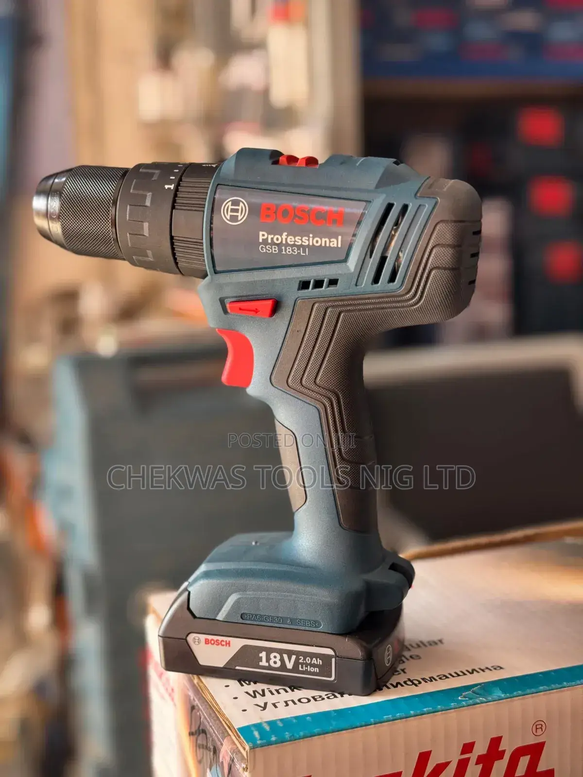 18v. Original Bosch Screw Machine