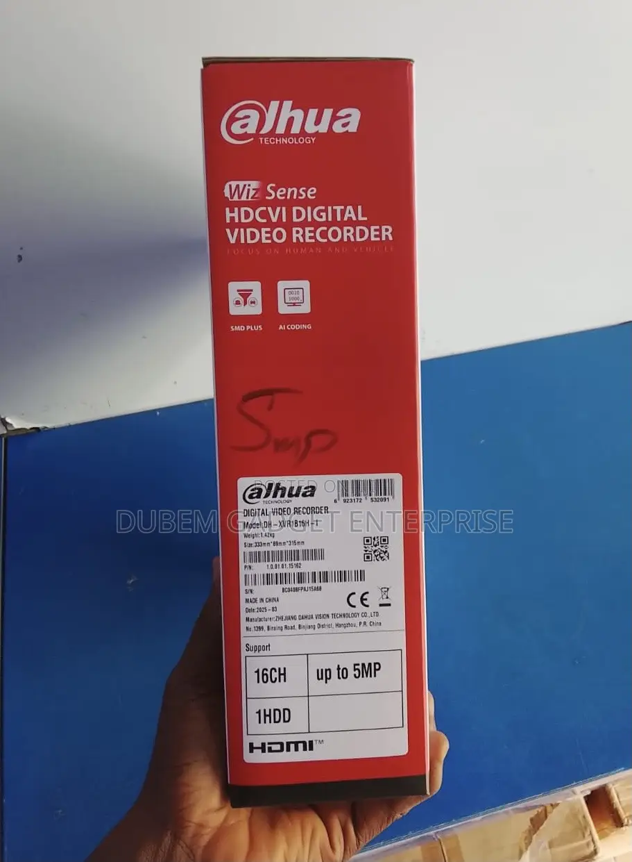 Dahua 16 Channel DVR Machine 5mp