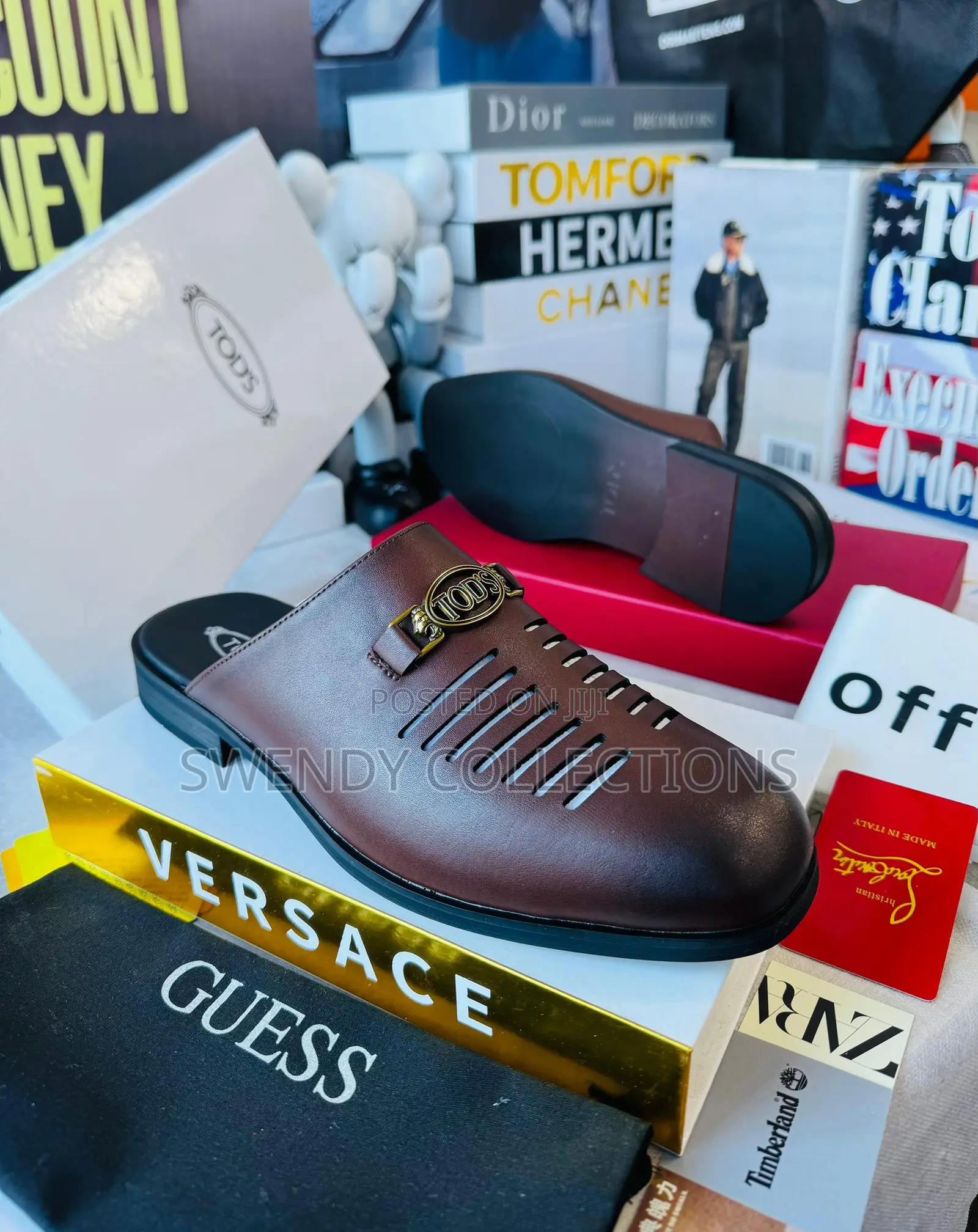 Quality Brown Half Shoes