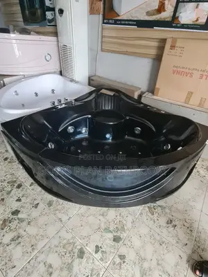 Executive Black Corner Jacuzzi