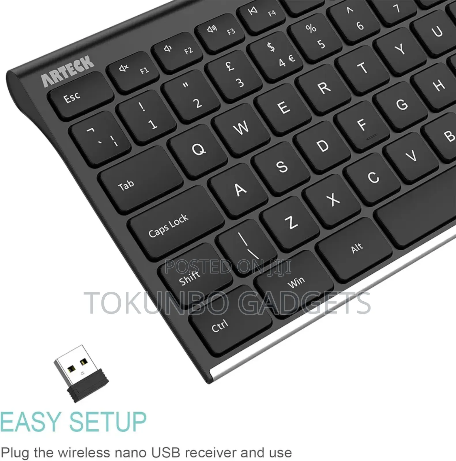 Arteck Hw192 Water-proof, Dust-proof Wireless /Rechargeable Keyboard