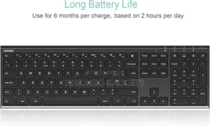 Arteck Hw192 Water-proof, Dust-proof Wireless /Rechargeable Keyboard