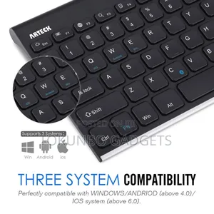 Arteck Hb086 Water-Proof, Dust-Proof/Rechargeable Bluetooth Keyboard