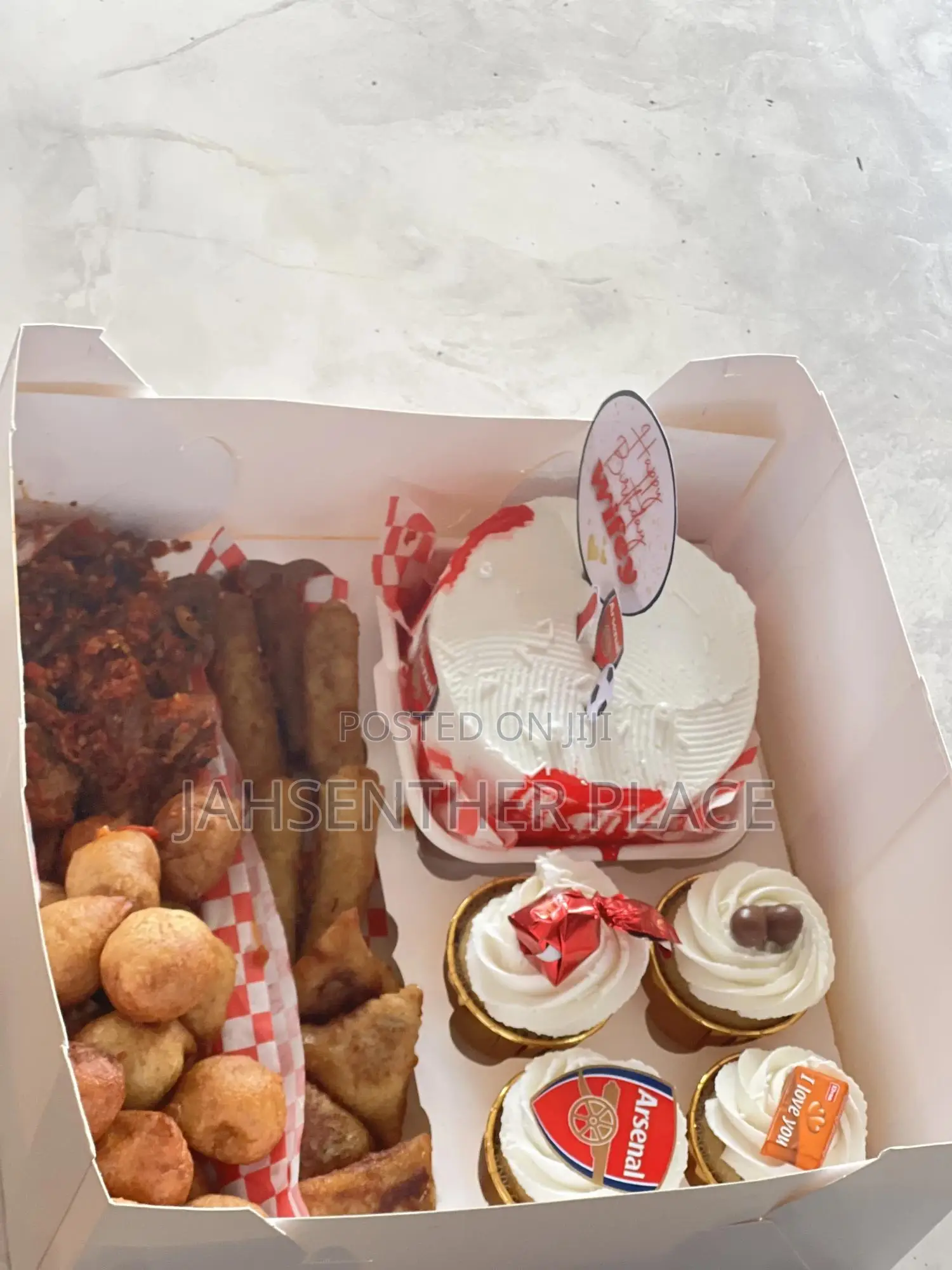 Birthday Cake and Small Chops Package