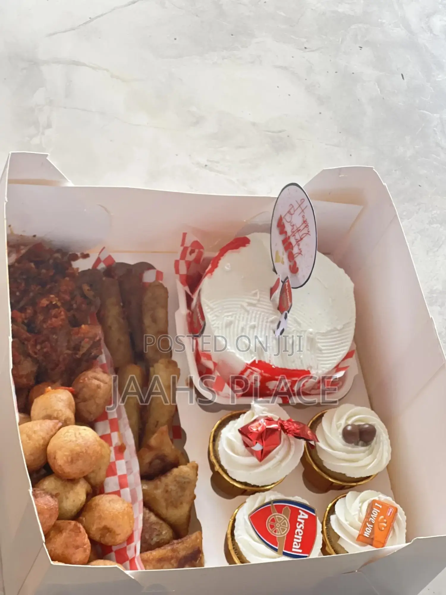 Birthday Cake and Small Chops Package