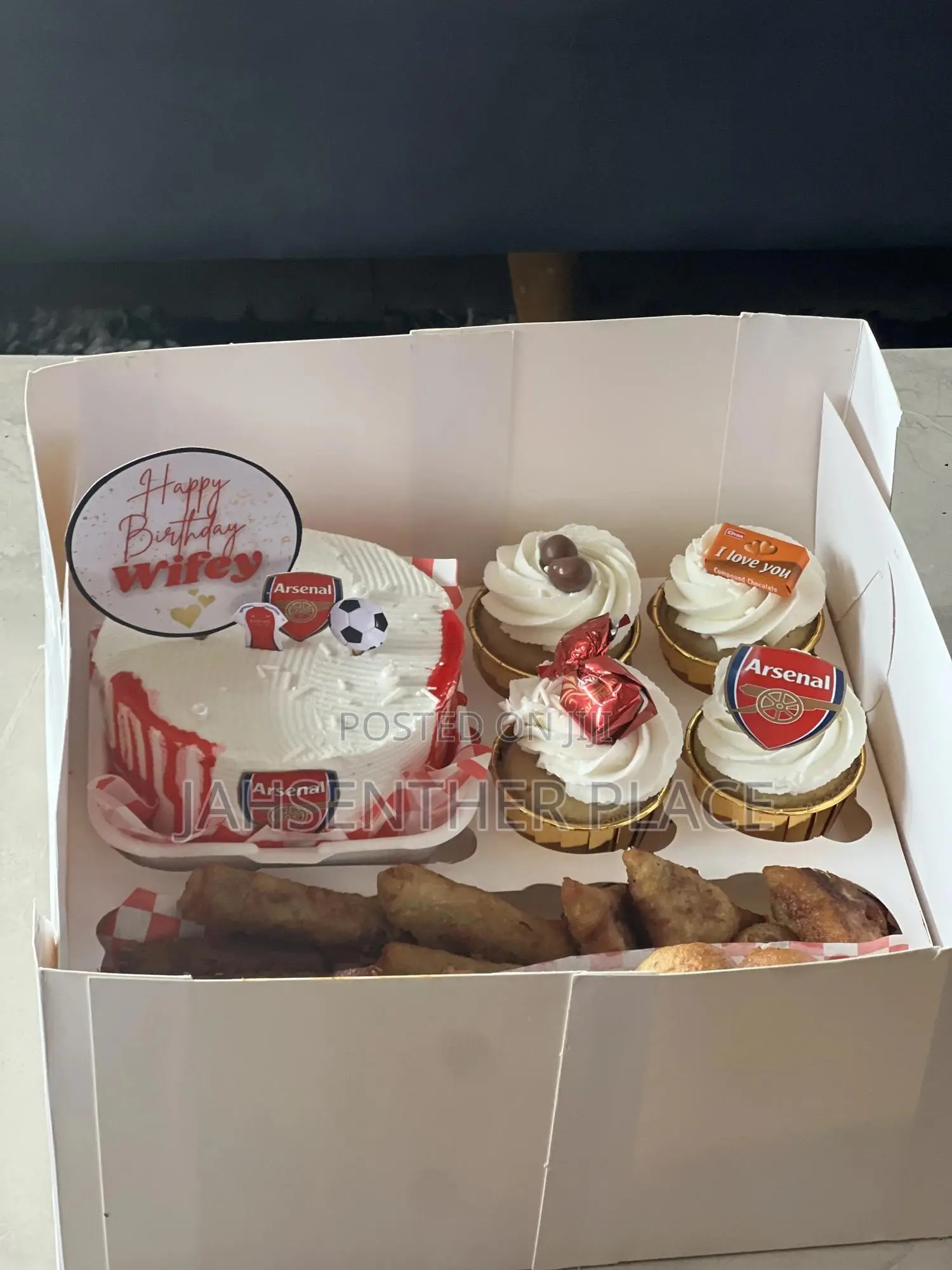 Birthday Cake and Small Chops Package