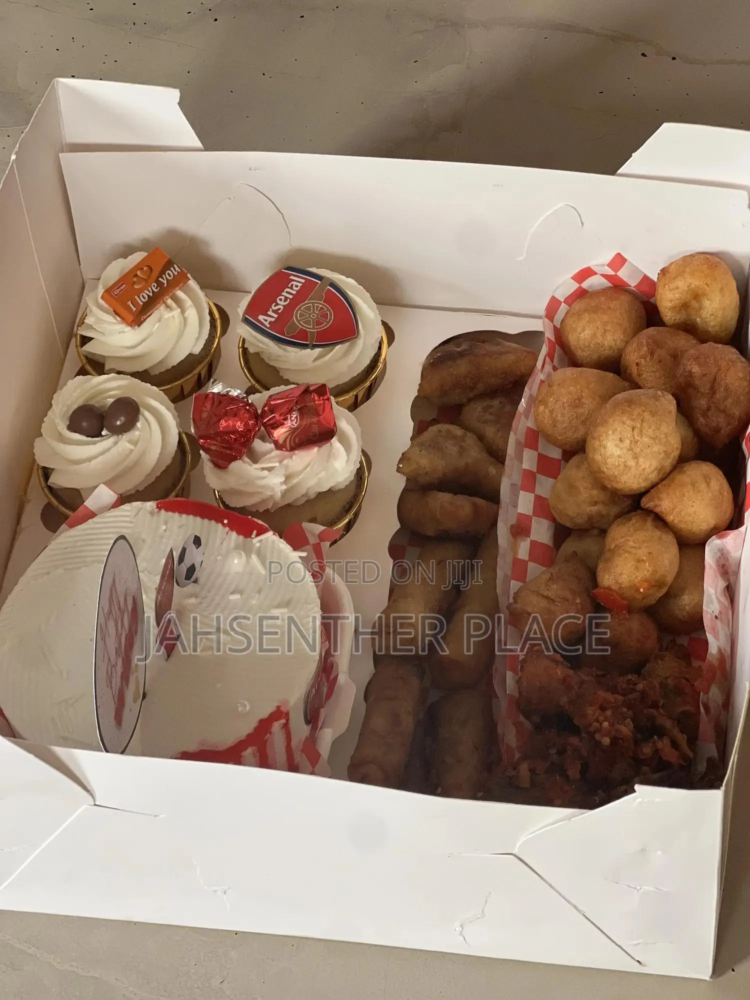 Birthday Cake and Small Chops Package