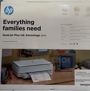 Hp Deskjet Plus Ink Advantage 6075 All-in-one Printer