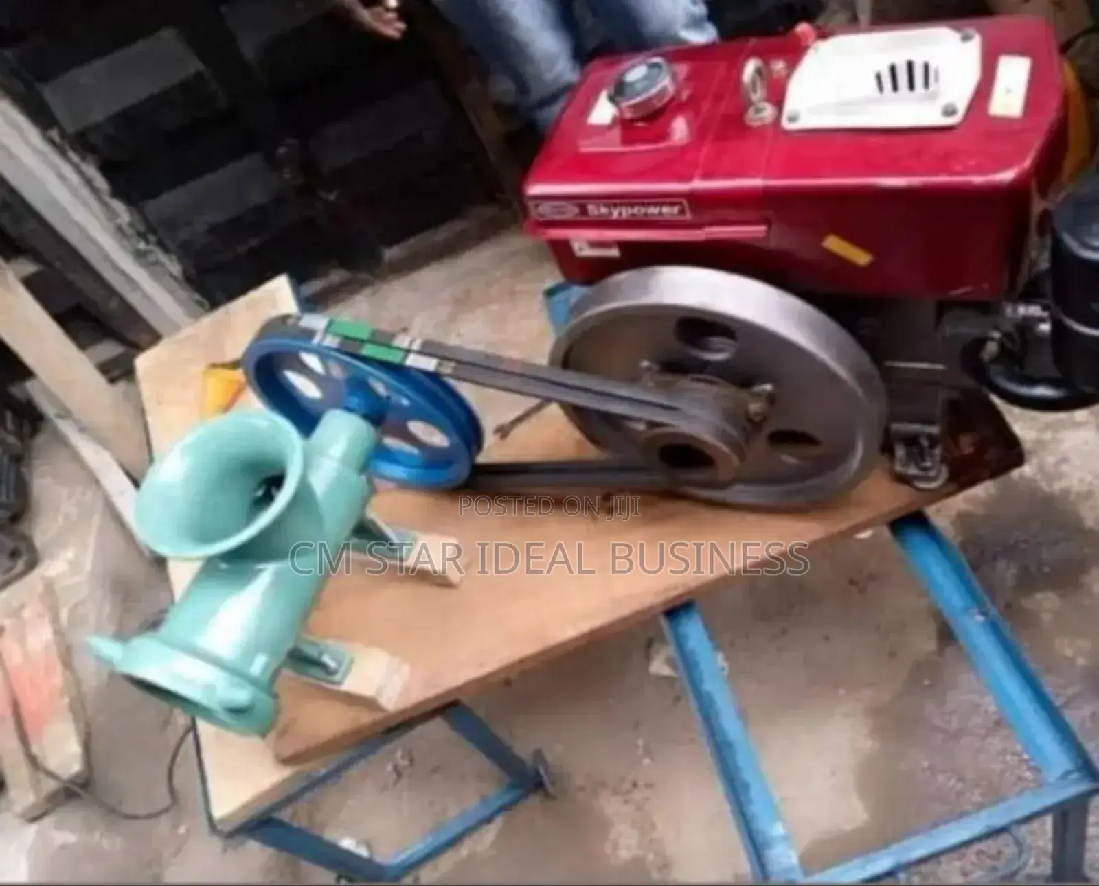 Size 52 Pelletizer Machine With Diesel Engine