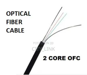 2core Fiber Optic Cable Round One Sm Nun Metallic
