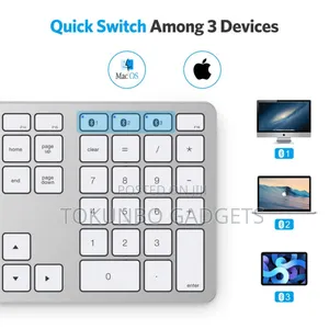 Omoton Kb515 3 In 1 Rechargeable Bluetooth Keyboard For Mac