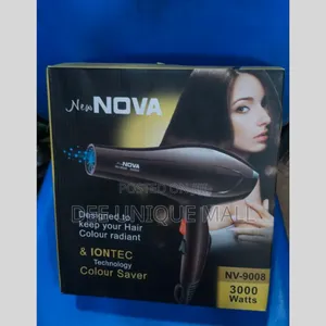 Hair Dryer 3000 Watt Professional Hair Dryer (Black