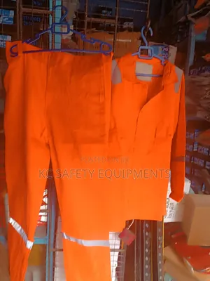 Orange Up & Down Coverall
